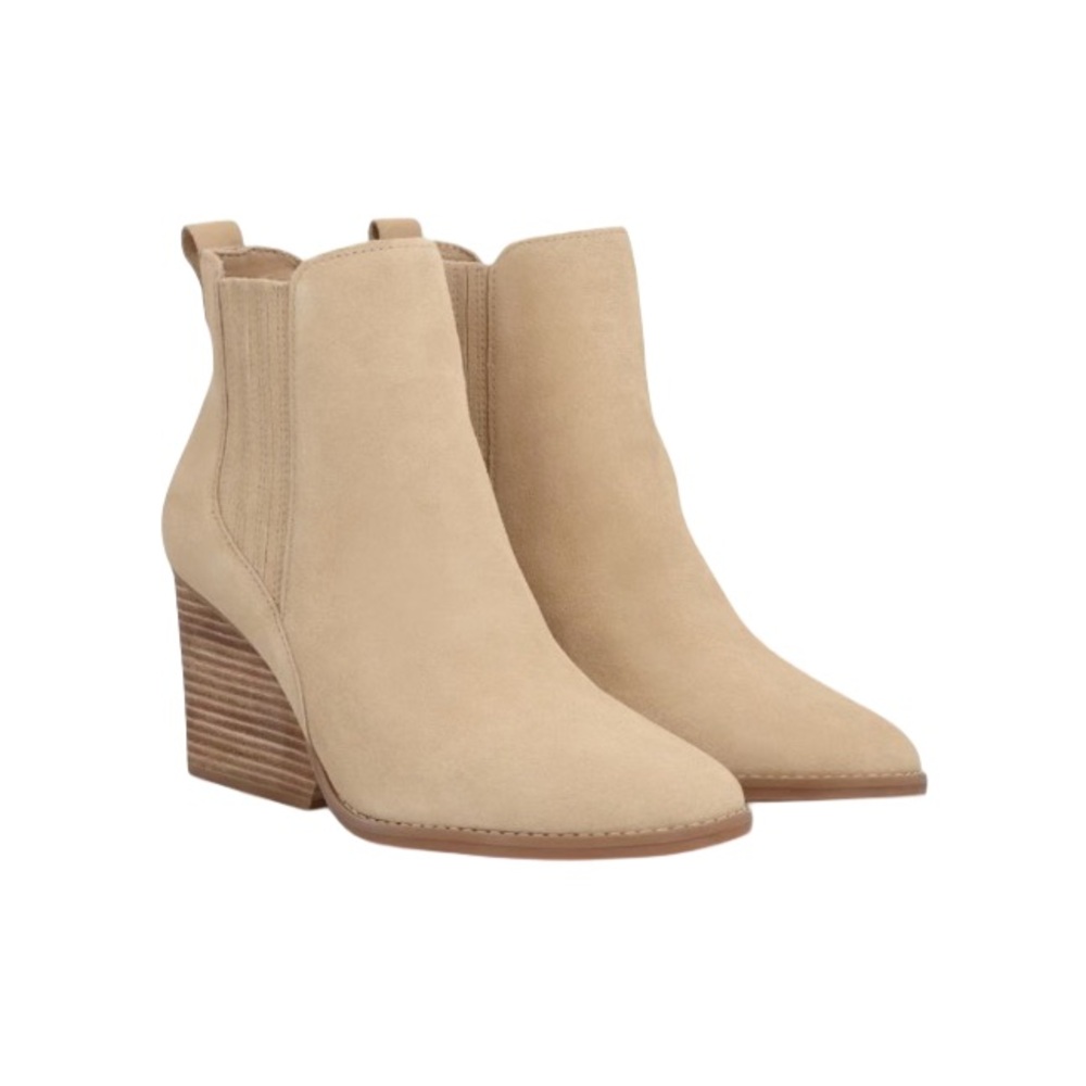 Toms Noa Suede Wedge Bootie NWT